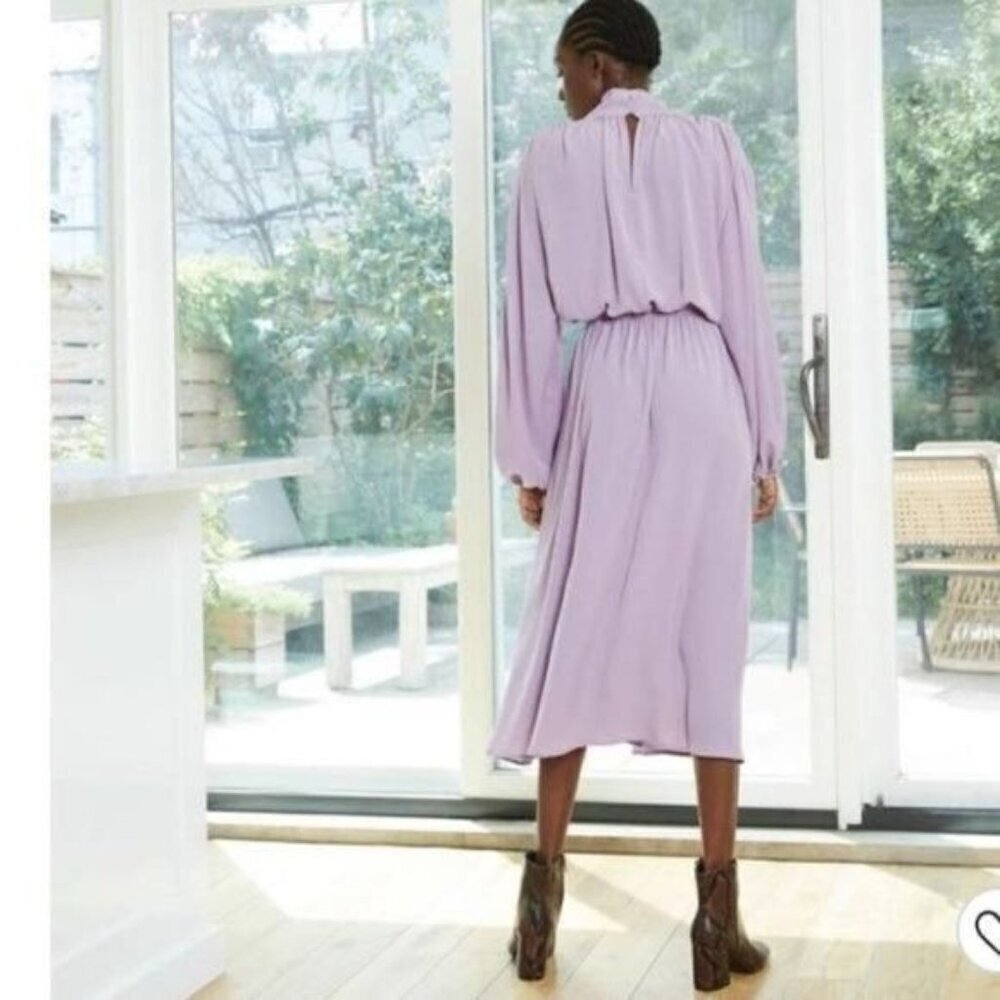 Prologue Bishop Long Sleeve Shirred Dress New - Picture 3 of 3